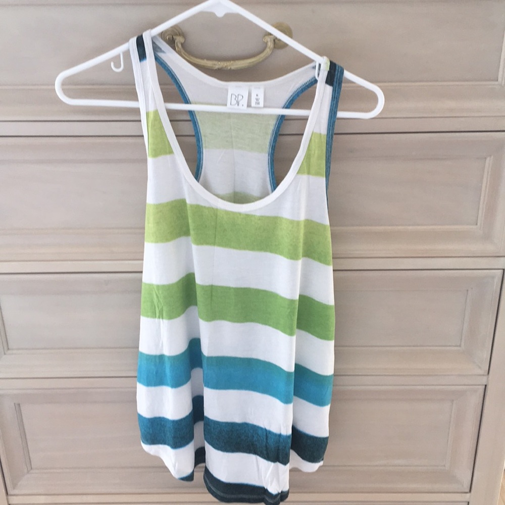 Striped Racer Back Tank